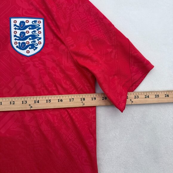 England Team Soccer Jersey Mens M Red #8 Henderson 2020-2021 Traning Football - Picture 5 of 8